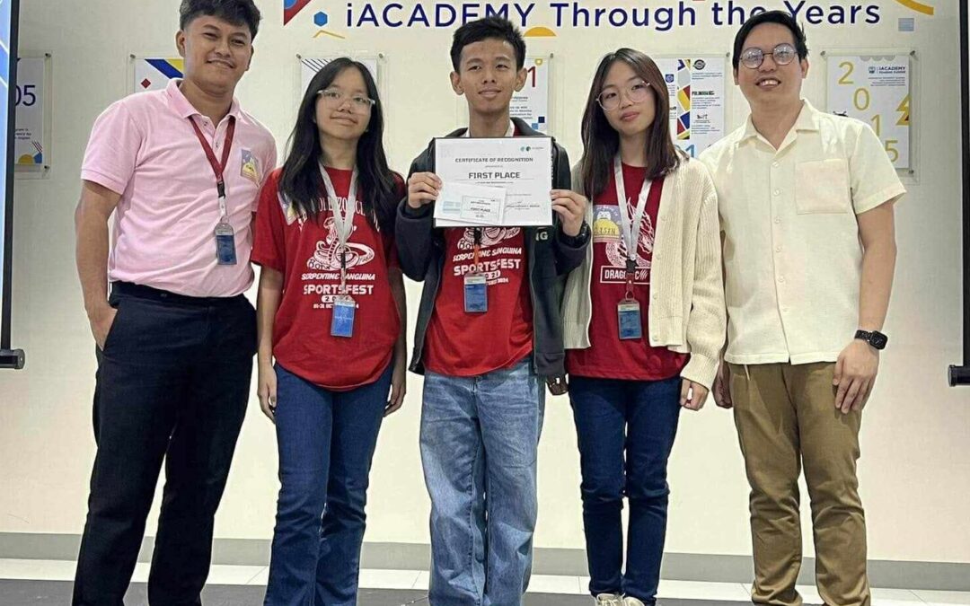 Junior High students wins the iAcademy Interschool IT Quiz Bee