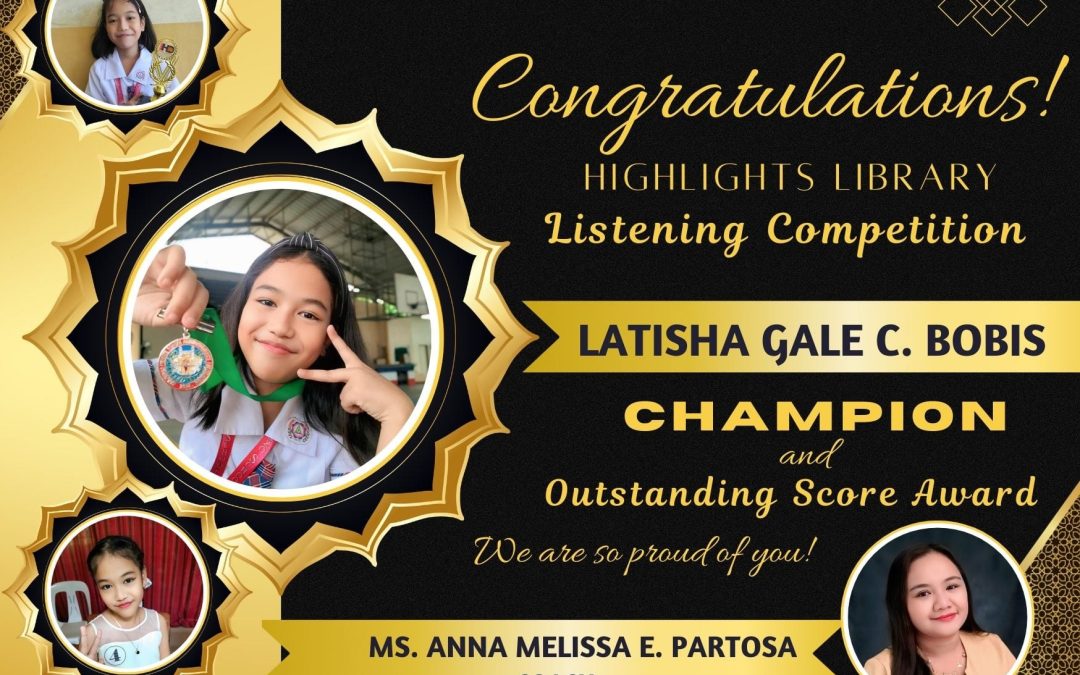 Perfect Score achieved in HLL Interschool Listening Competition