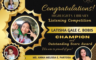 Perfect Score achieved in HLL Interschool Listening Competition